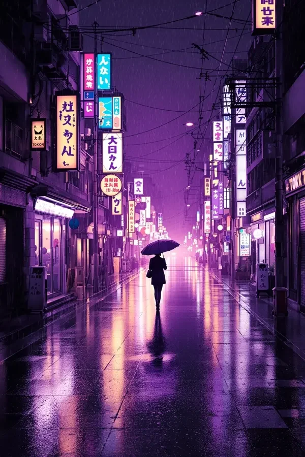 东京霓虹下的告白 电影海报